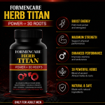 Formencare Herb Titan – Herbal Root Blend for Men | Premium Natural Wellness Powder | 150g