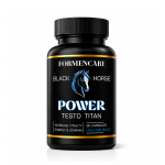Formencare Black Horse Power Testo Titan | Men's Daily Wellness Supplement | Herbal Formula | Energy, Vitality & Stamina Support | 60 Capsules
