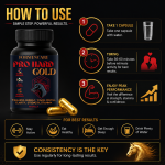 Formencare Pro Hard Gold | Men's Daily Vitality & Performance Support Supplement | Energy, Stamina, Strength & Wellness Formula | 60 Capsules