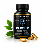 Formencare Black Horse Power Testo Titan | Men's Daily Wellness Supplement | Herbal Formula | Energy, Vitality & Stamina Support | 60 Capsules
