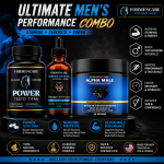 Formencare Alpha Male Power Combo Set – Power Testo Titan Capsules, Men's Oil & Alpha Male Performance Cream