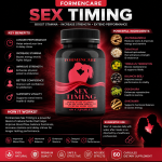Formencare Sex Timing Increase – Men's Daily Wellness Supplement | 60 Capsules