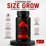 Formencare Size Grow – Premium Men's Vitality & Performance Support Capsules (10 Capsules)