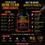 Formencare Herb Titan – Herbal Root Blend for Men | Premium Natural Wellness Powder | 150g
