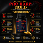 Formencare Pro Hard Gold | Men's Daily Vitality & Performance Support Supplement | Energy, Stamina, Strength & Wellness Formula | 60 Capsules