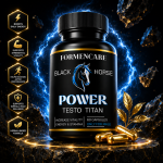 Formencare Black Horse Power Testo Titan | Men's Daily Wellness Supplement | Herbal Formula | Energy, Vitality & Stamina Support | 60 Capsules
