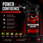 Formencare Testosterone Support Capsules – Daily Energy, Vitality & Performance Formula | 10 Capsules