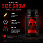Formencare Size Grow – Premium Men's Vitality & Performance Support Capsules (10 Capsules)