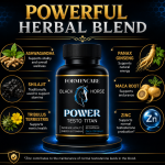 Formencare Black Horse Power Testo Titan | Men's Daily Wellness Supplement | Herbal Formula | Energy, Vitality & Stamina Support | 60 Capsules