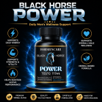 Formencare Black Horse Power Testo Titan | Men's Daily Wellness Supplement | Herbal Formula | Energy, Vitality & Stamina Support | 60 Capsules